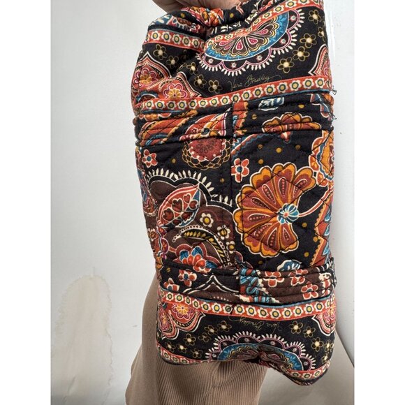 Vera Bradley Quilted Cotton Shoulder Bag In Bohemian Paisley Print - Picture 7 of 13